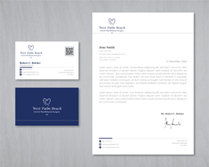 Stationery Design by artbitin for West Palm Beach Oral and Maxillofacial Surgery | Design: #32784845