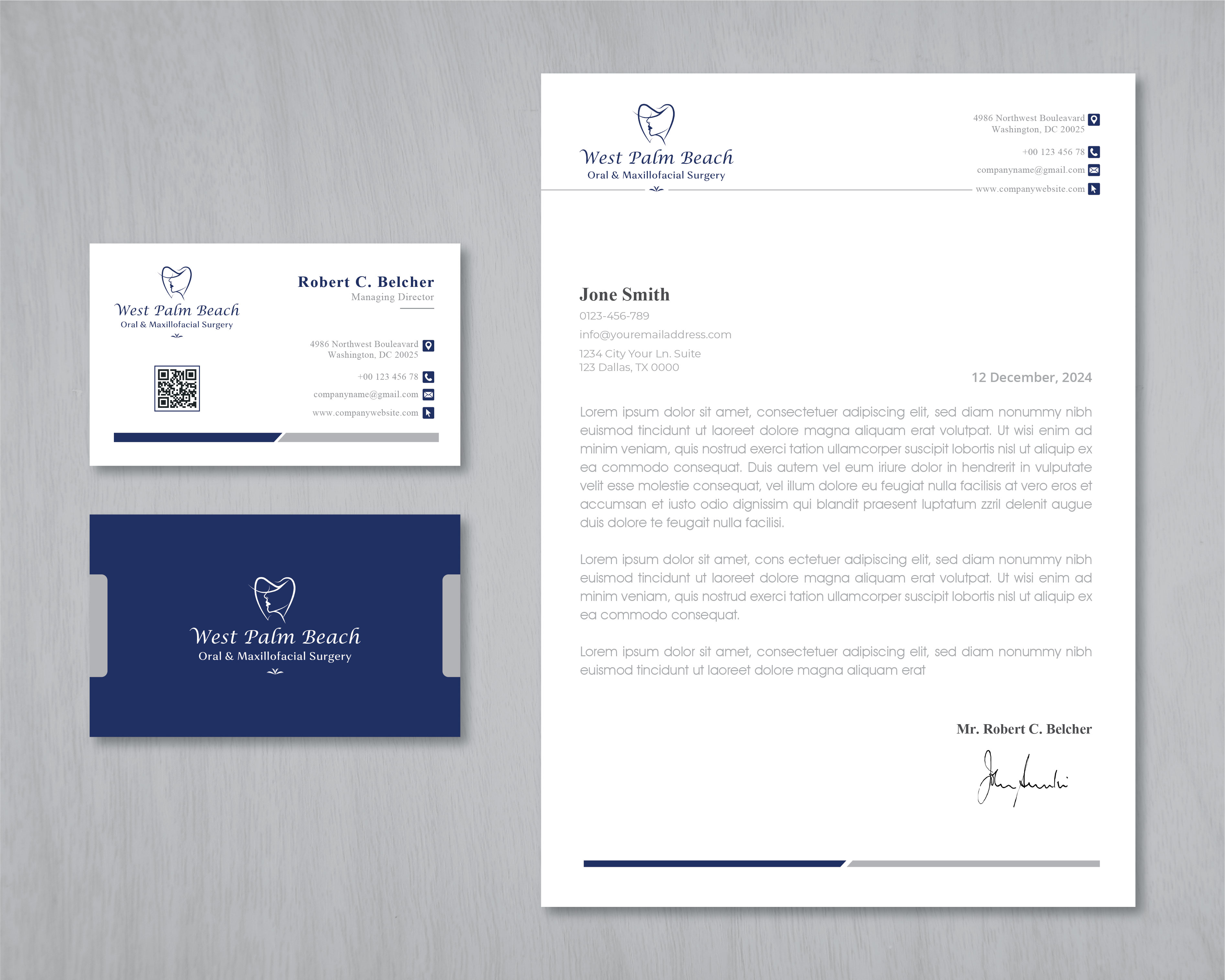 Diseño de Papelería por artbitin para West Palm Beach Oral and Maxillofacial Surgery | Diseño #32784847