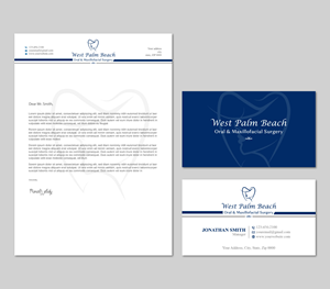 Stationery Design by LAXMI DESIGNHUB for West Palm Beach Oral and Maxillofacial Surgery | Design: #32785112