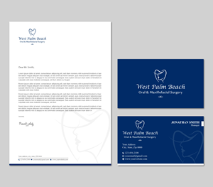 Stationery Design by LAXMI DESIGNHUB for West Palm Beach Oral and Maxillofacial Surgery | Design: #32785167
