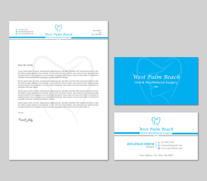 Stationery Design by LAXMI DESIGNHUB for West Palm Beach Oral and Maxillofacial Surgery | Design: #32798381