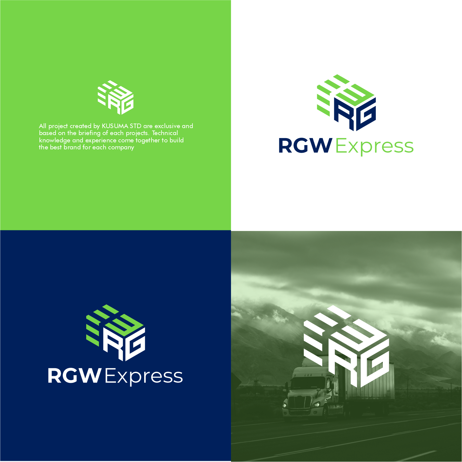 Design de Logo par Kusuma Studio pour RGW EXPRESS, spol. s r.o. | Design #32791549