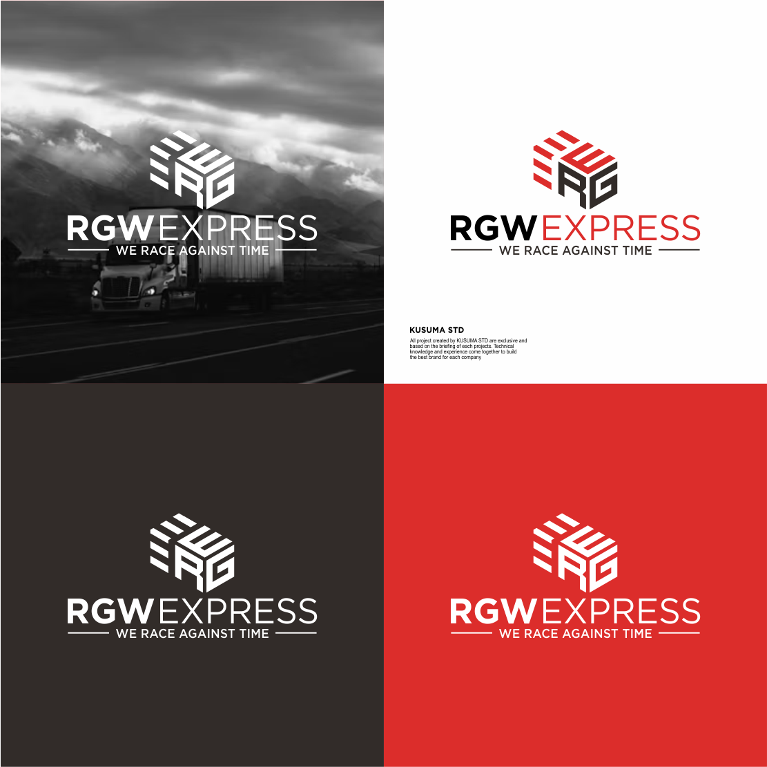 Logo Design by Kusuma Studio for RGW EXPRESS, spol. s r.o. | Design #32799127