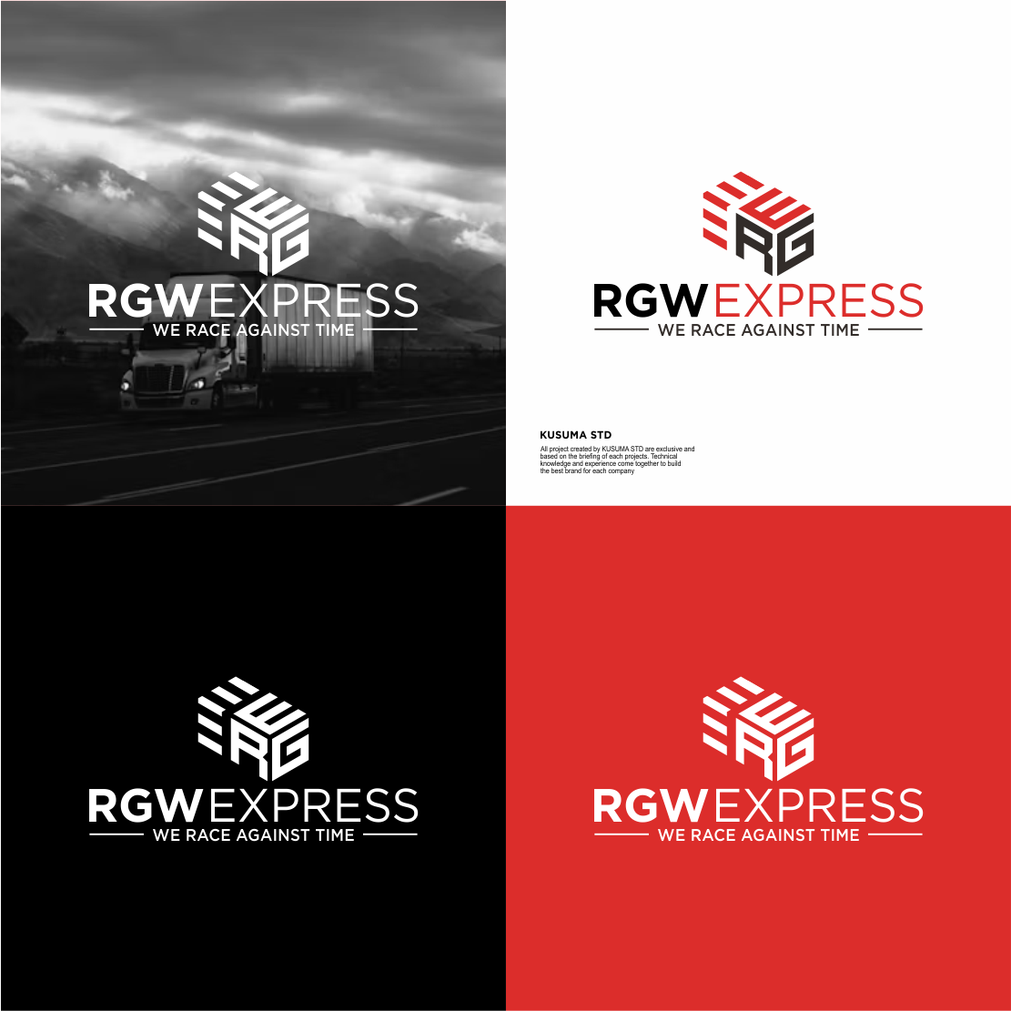 Logo Design by Kusuma Studio for RGW EXPRESS, spol. s r.o. | Design #32802129
