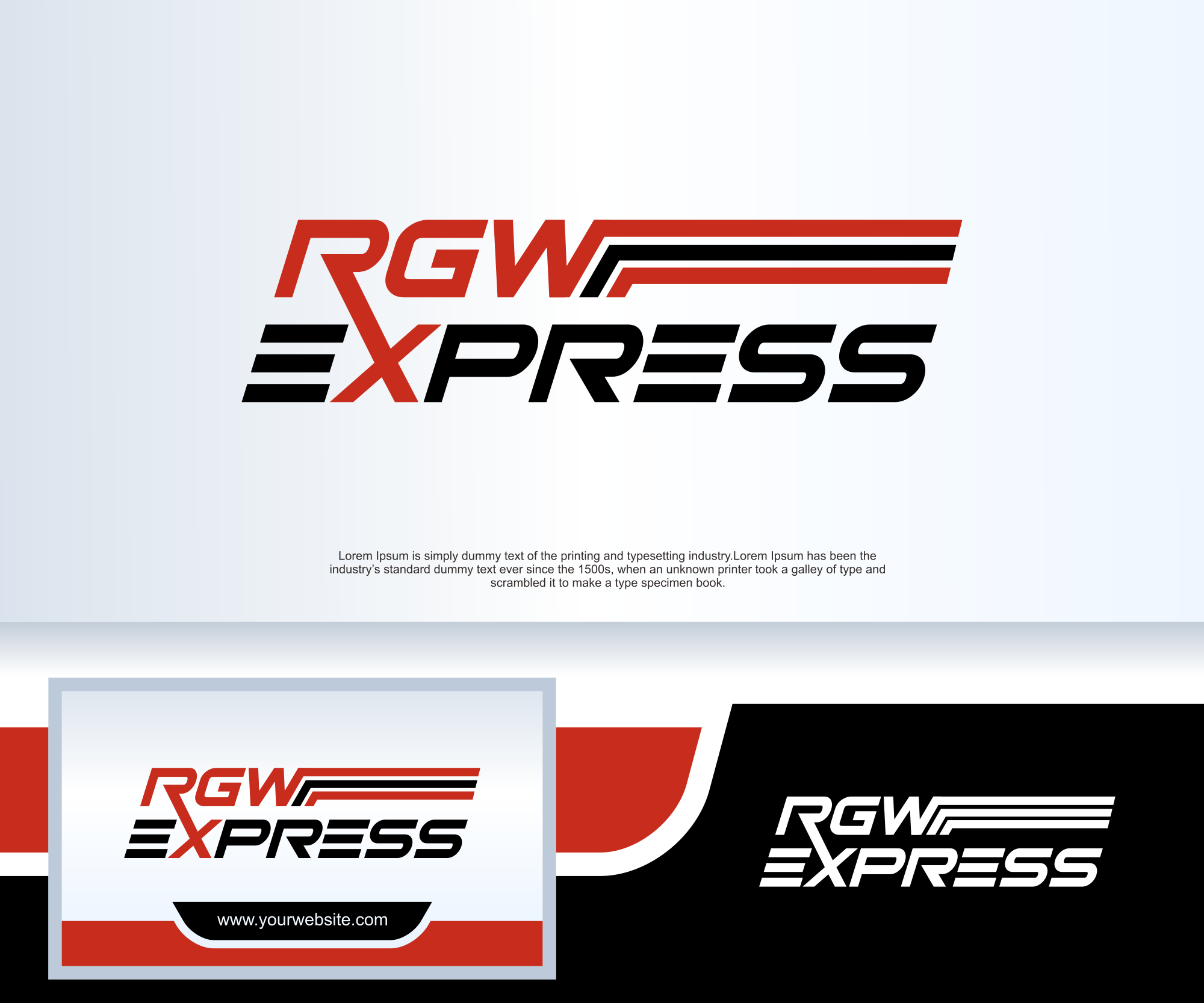 Logo Design by Apache Kretek for RGW EXPRESS, spol. s r.o. | Design #32789705