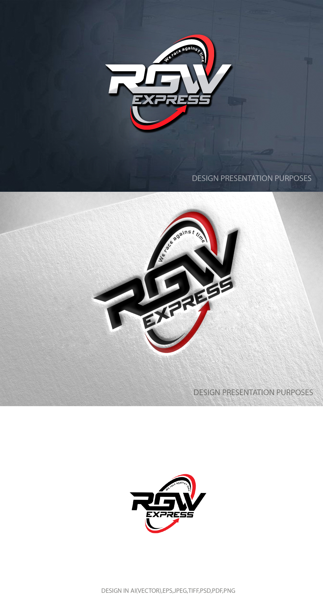 Logo Design by zebronicgraphic for RGW EXPRESS, spol. s r.o. | Design #32802493