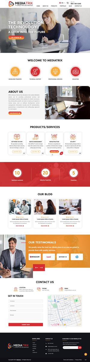 Web Design by pb for Mediatrix | Design: #32794958