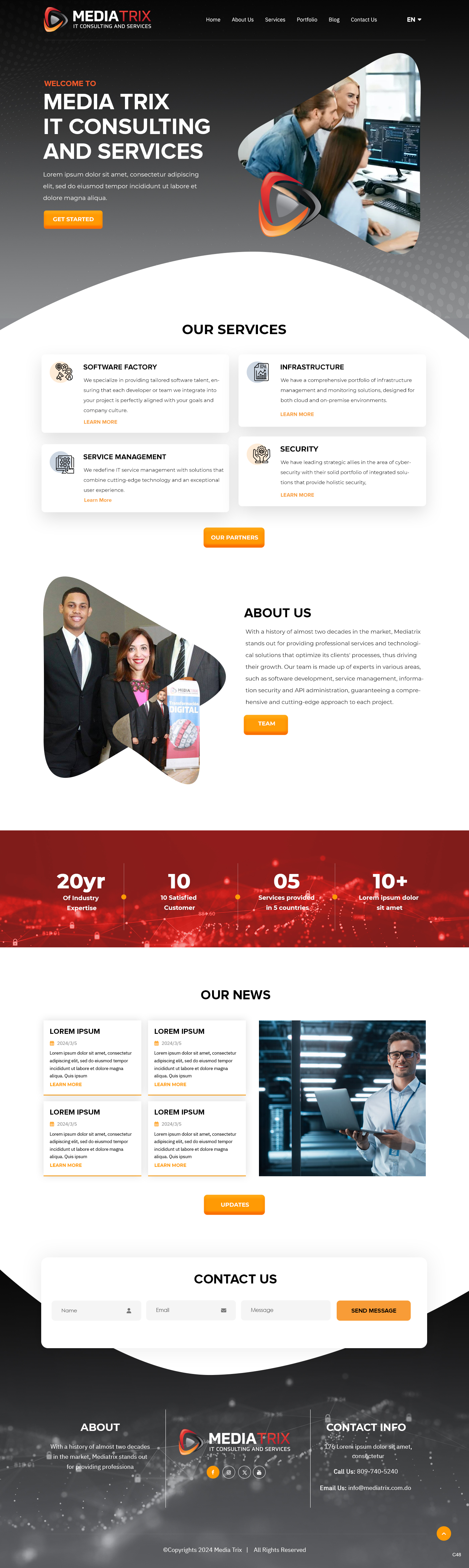 Diseño Web por pb para Mediatrix | Diseño #32794959