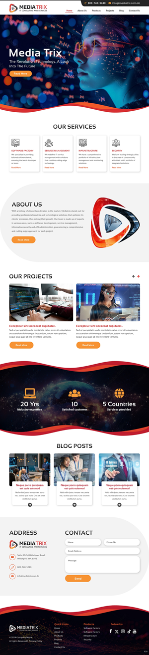 Web Design par pb pour Mediatrix | Design : #32794976