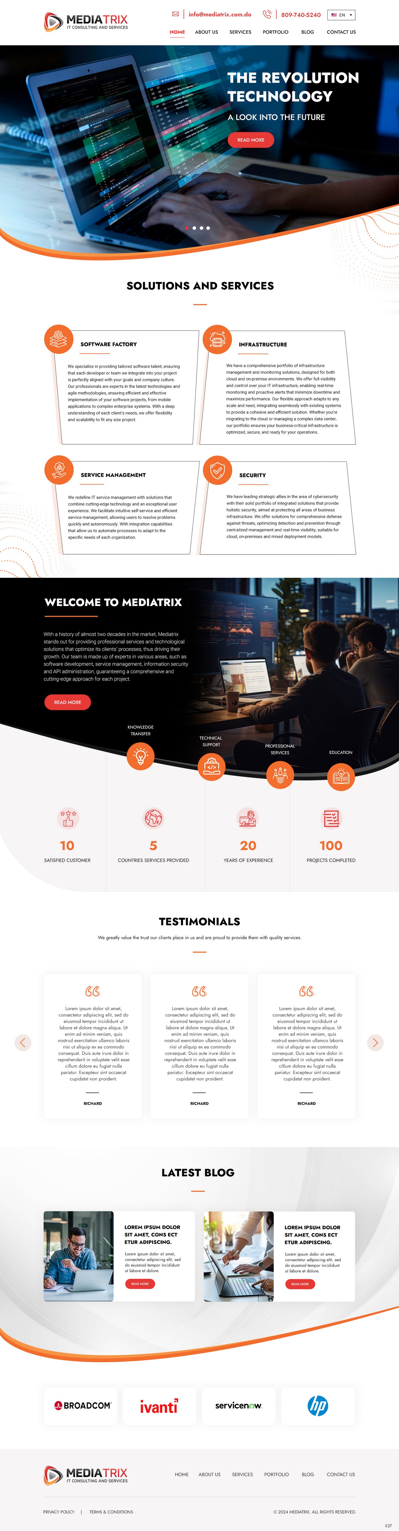 Web Design by pb for Mediatrix | Design #32794977