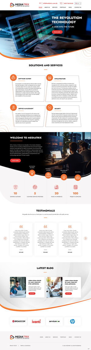 Web Design by pb for Mediatrix | Design: #32794977