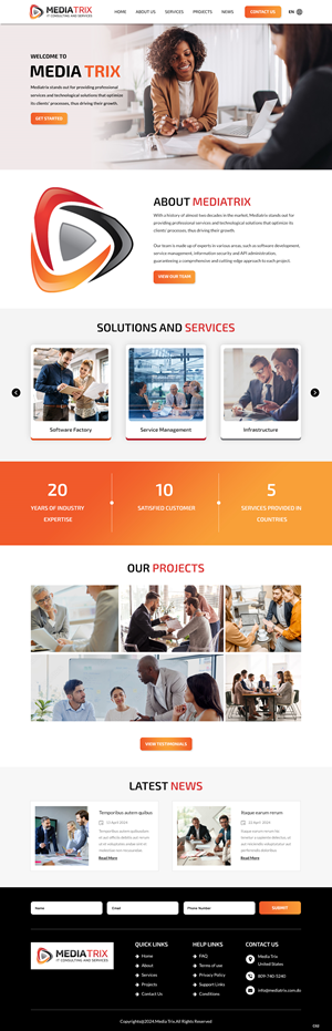 Web Design par pb pour Mediatrix | Design : #32802810