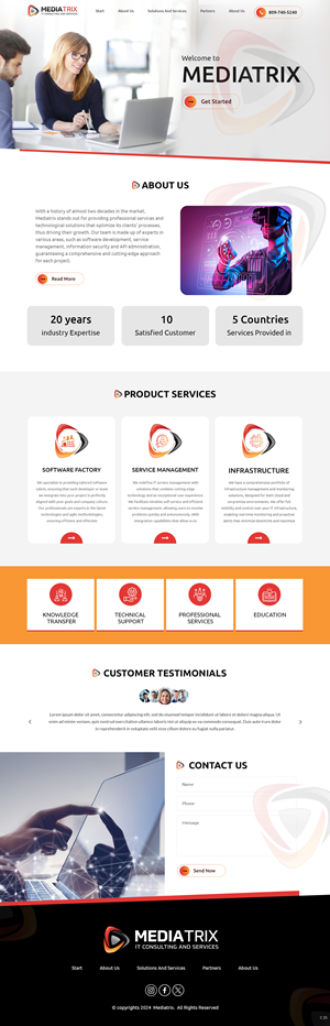 Web Design par pb pour Mediatrix | Design : #32802814