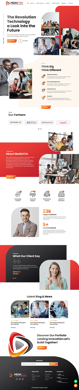 Web Design par nzdesigners pour Mediatrix | Design : #32828125