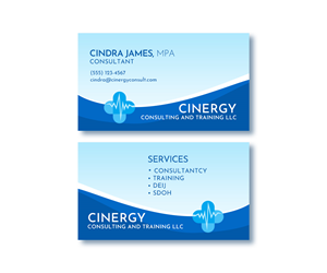 Diseño de Tarjeta de Presentación por NancyTan para Cinergy Consulting and Training  | Diseño: #32809349