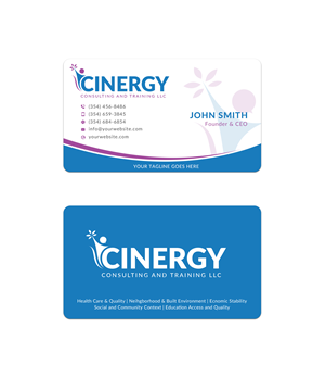 Diseño de Tarjeta de Presentación por Sun Moon Graphic Designer para Cinergy Consulting and Training  | Diseño: #32809452