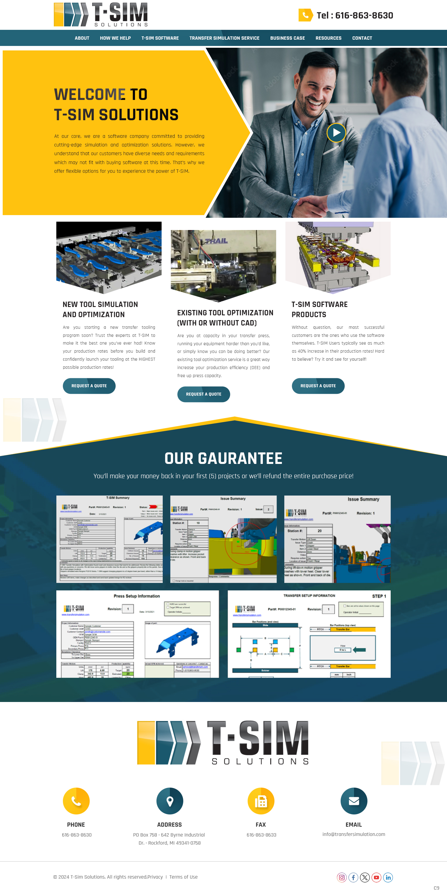 Design de Page d'Accueil par pb pour T-SIM Solutions | Design #32794997