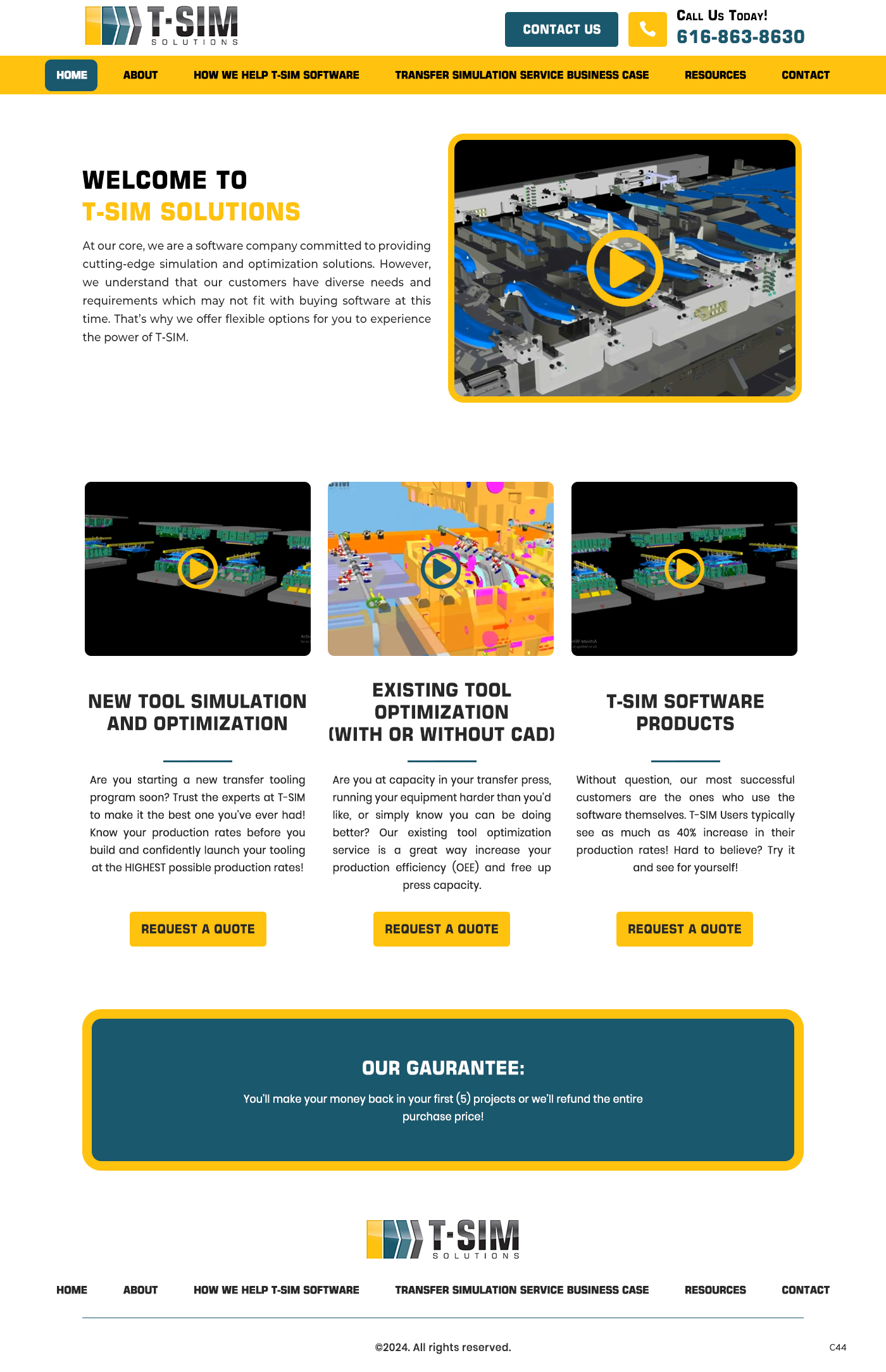 Landing Page Design by pb for T-SIM Solutions | Design #32794999