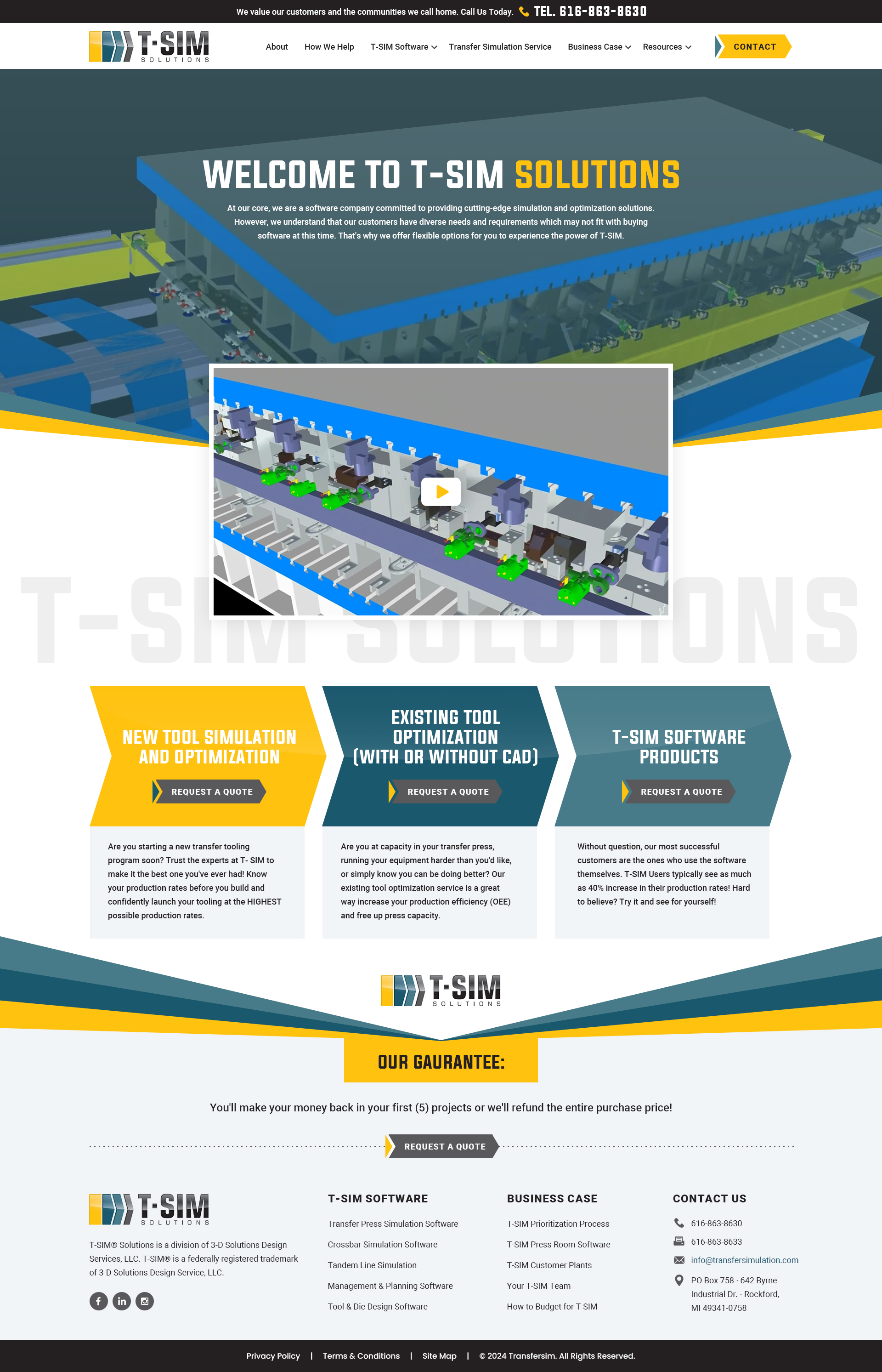 Landing Page Design by creative.bugs for T-SIM Solutions | Design #32806935