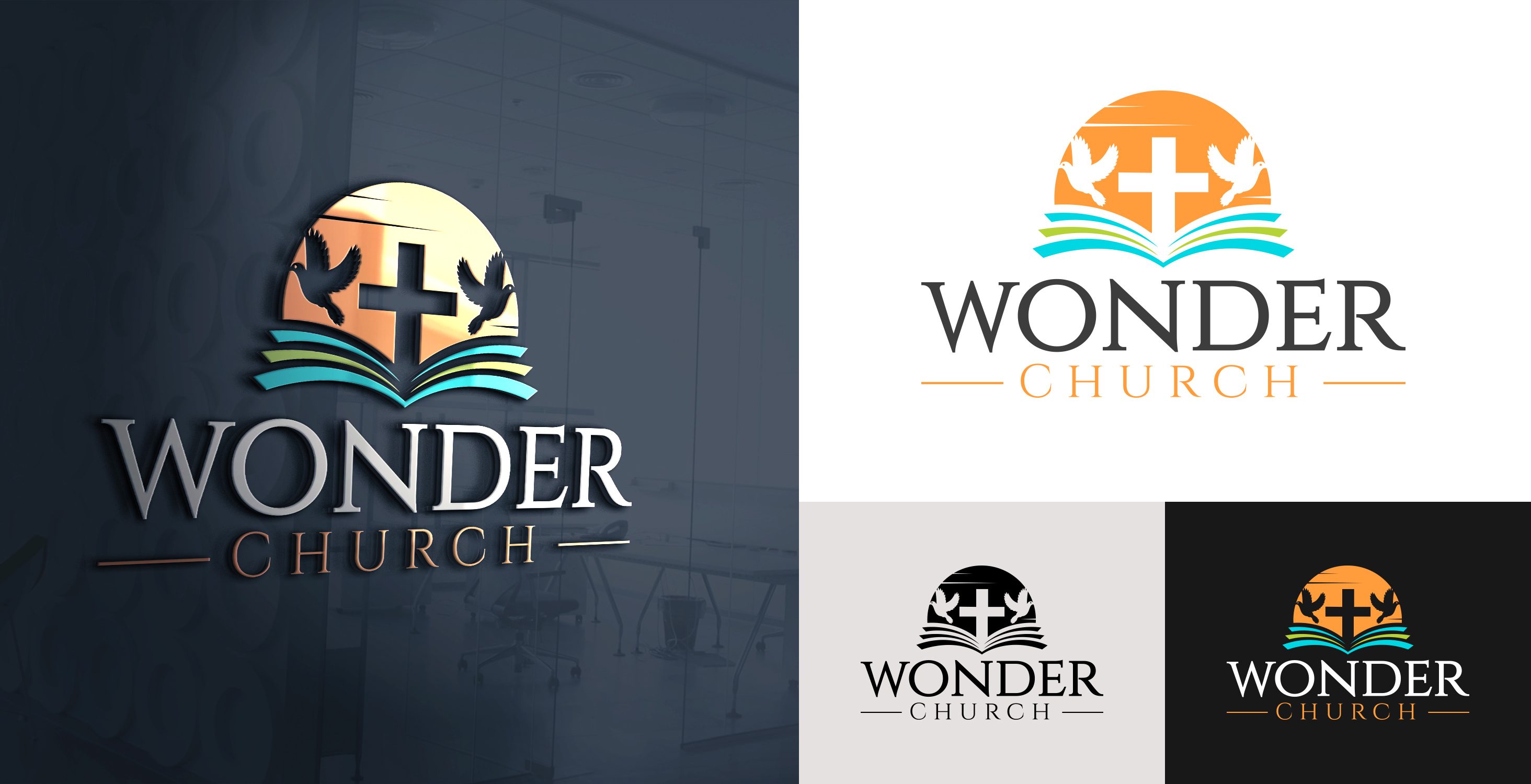 Logo Design by Design Athics for Wonder Church | Design #32796304
