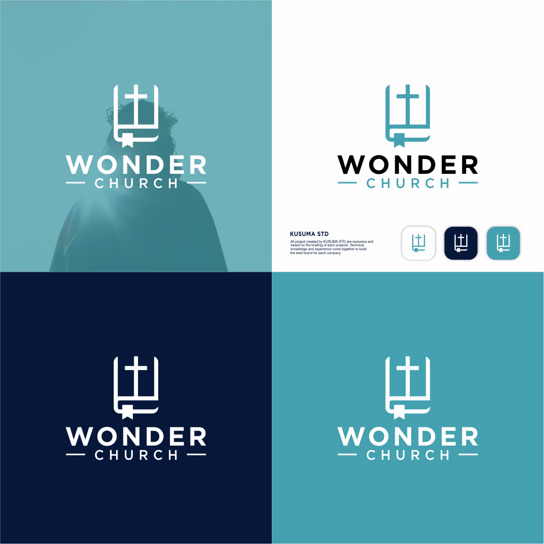 Logo Design by Kusuma Studio for Wonder Church | Design #32794253