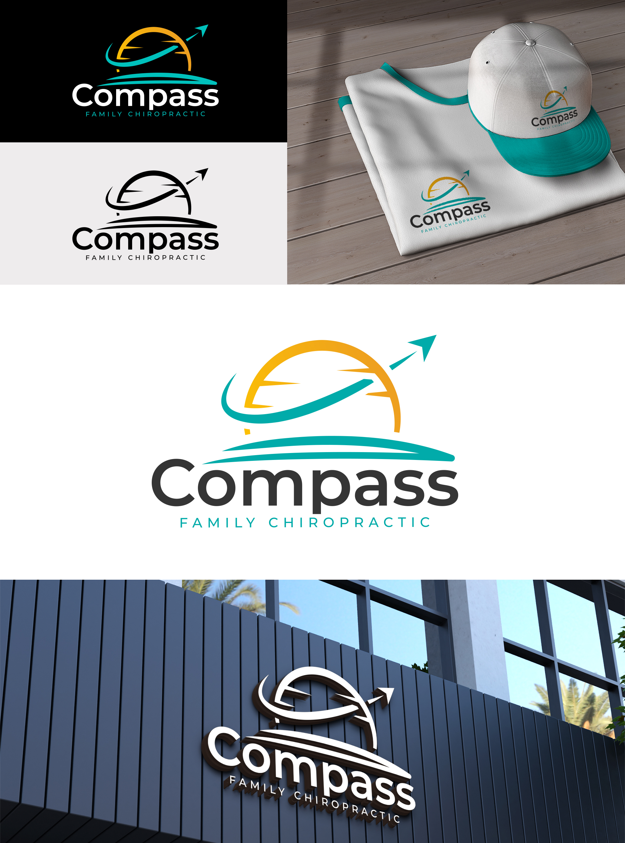 Diseño de Logo por Design Athics para Compass Family Chiropractic | Diseño #32819576