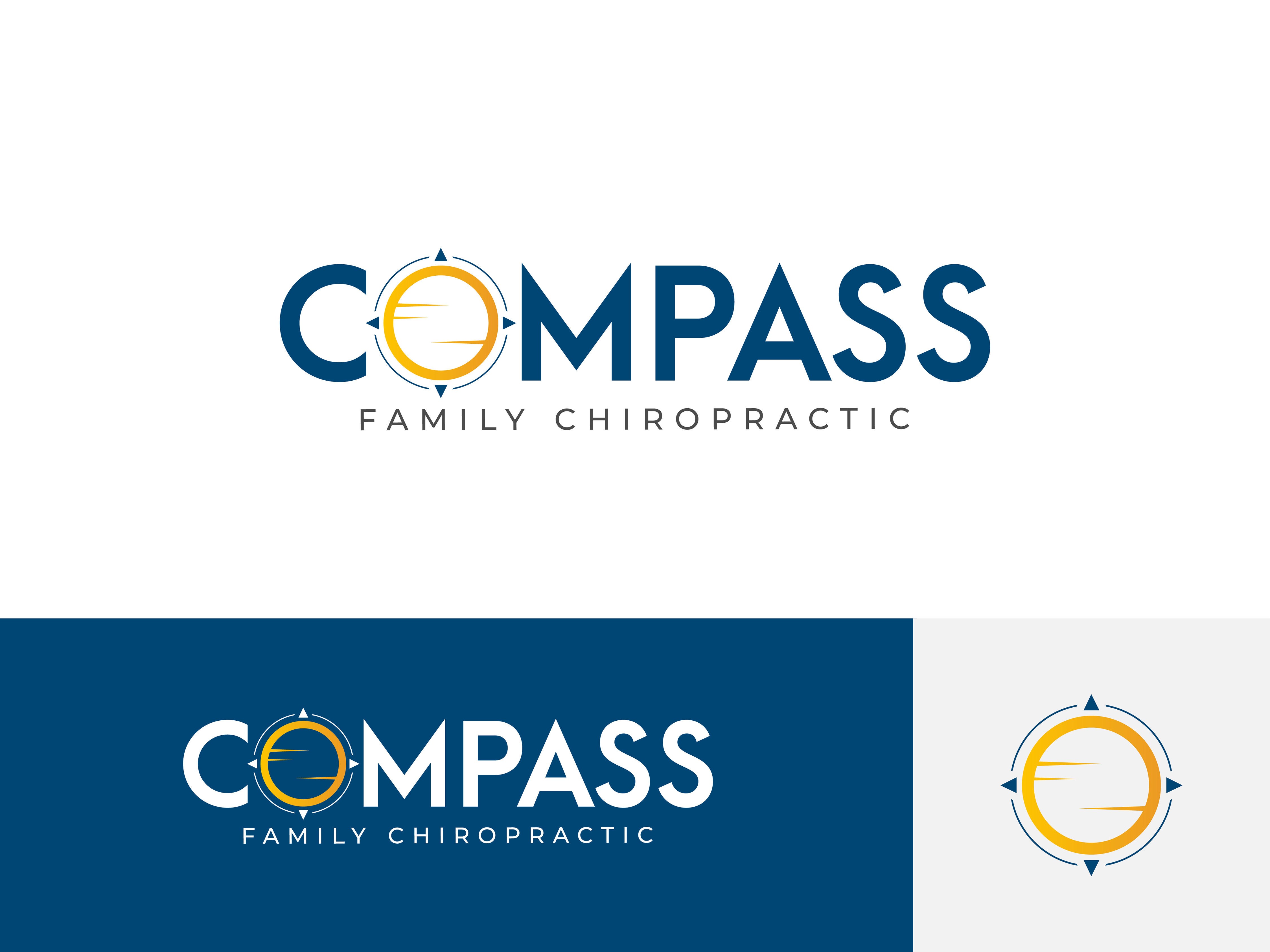 Diseño de Logo por Design Athics para Compass Family Chiropractic | Diseño #32822058