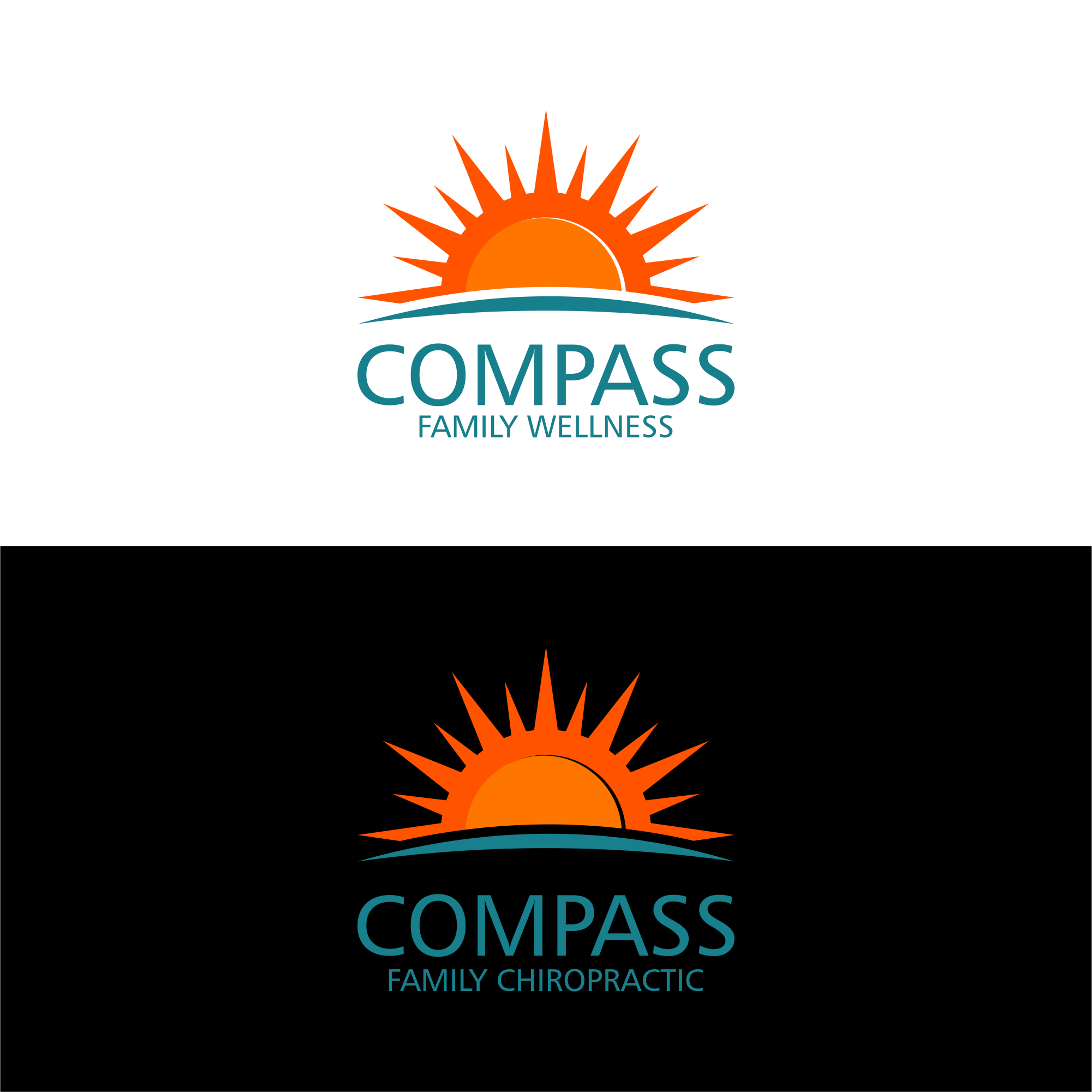Diseño de Logo por ngibad para Compass Family Chiropractic | Diseño #32855524