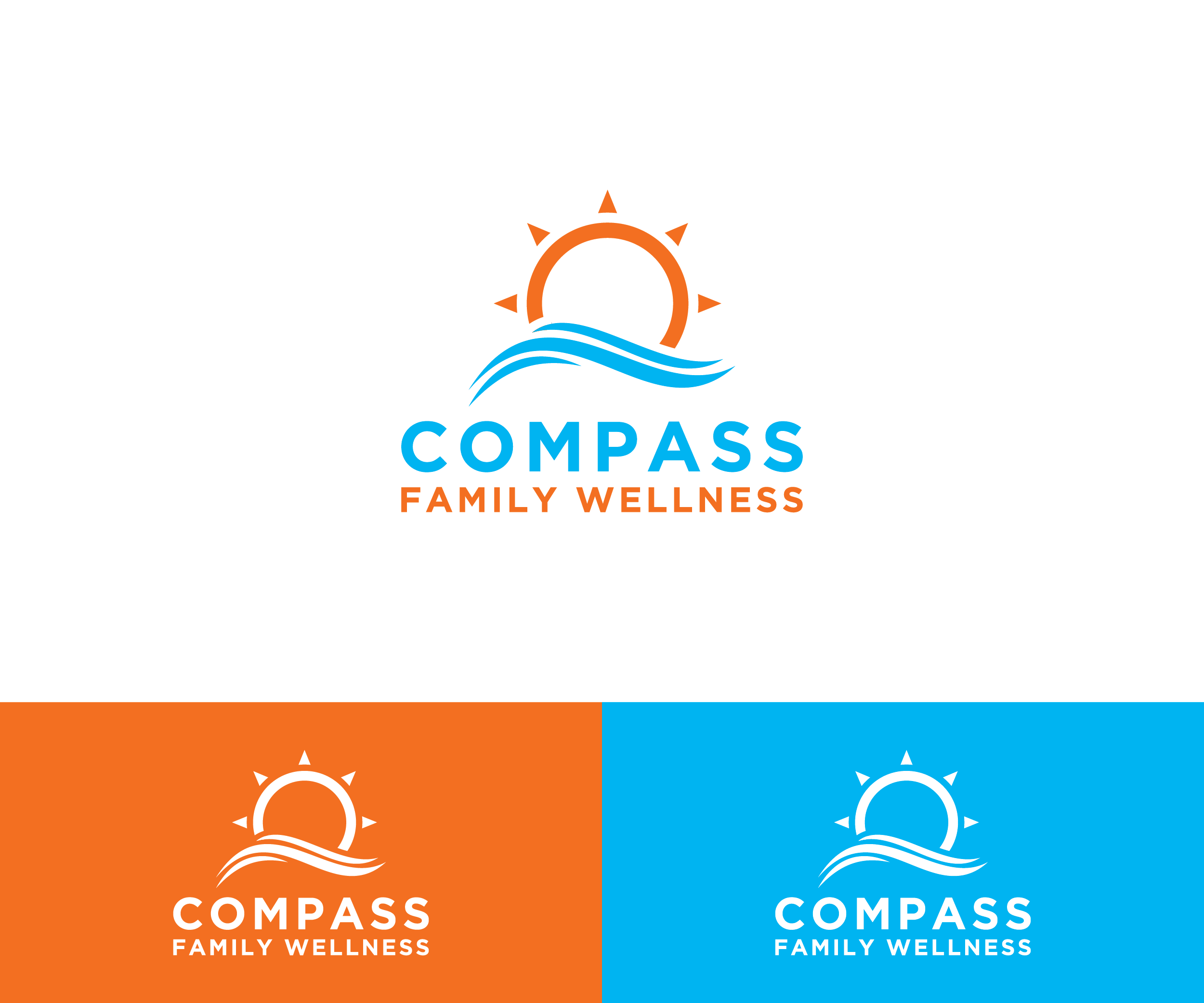 Diseño de Logo por FT Marks Co. para Compass Family Chiropractic | Diseño #32828388