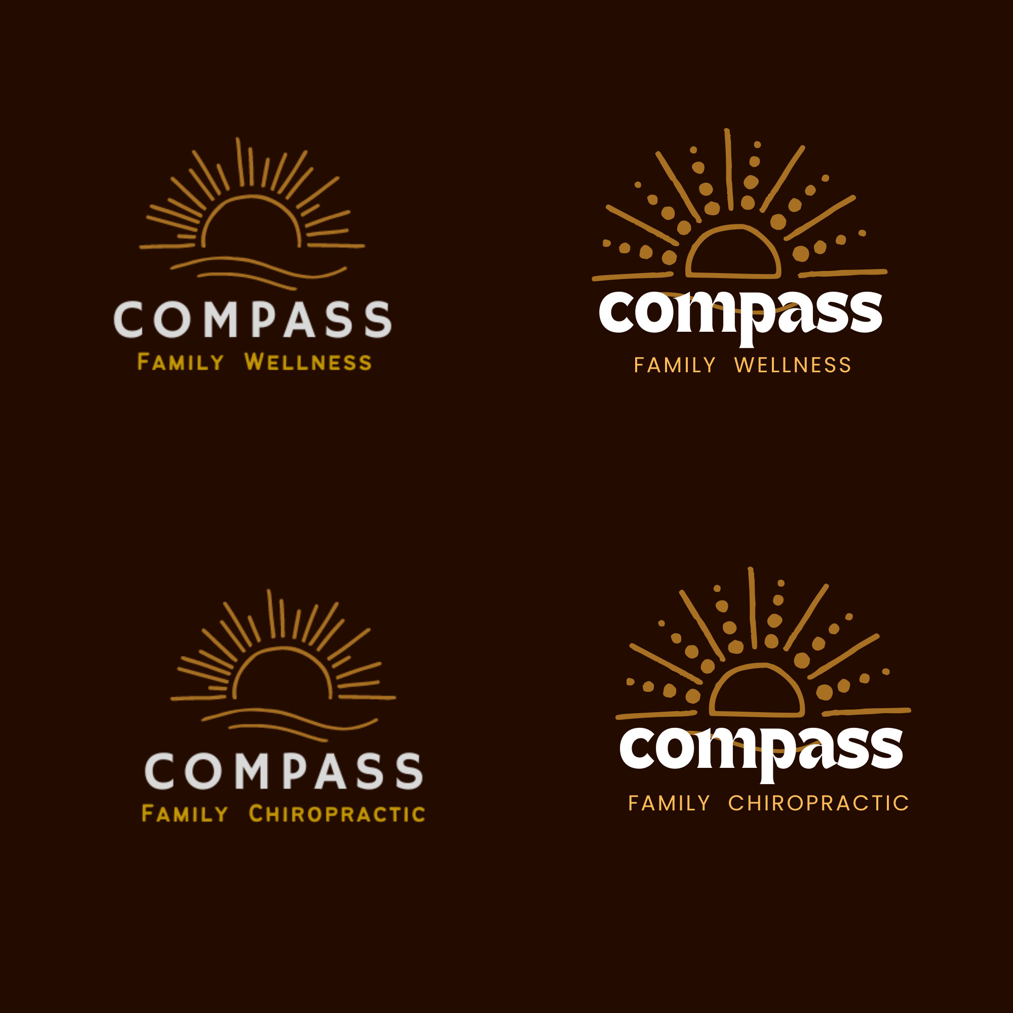 Logo Design by Sumana for Compass Family Chiropractic | Design #32821614