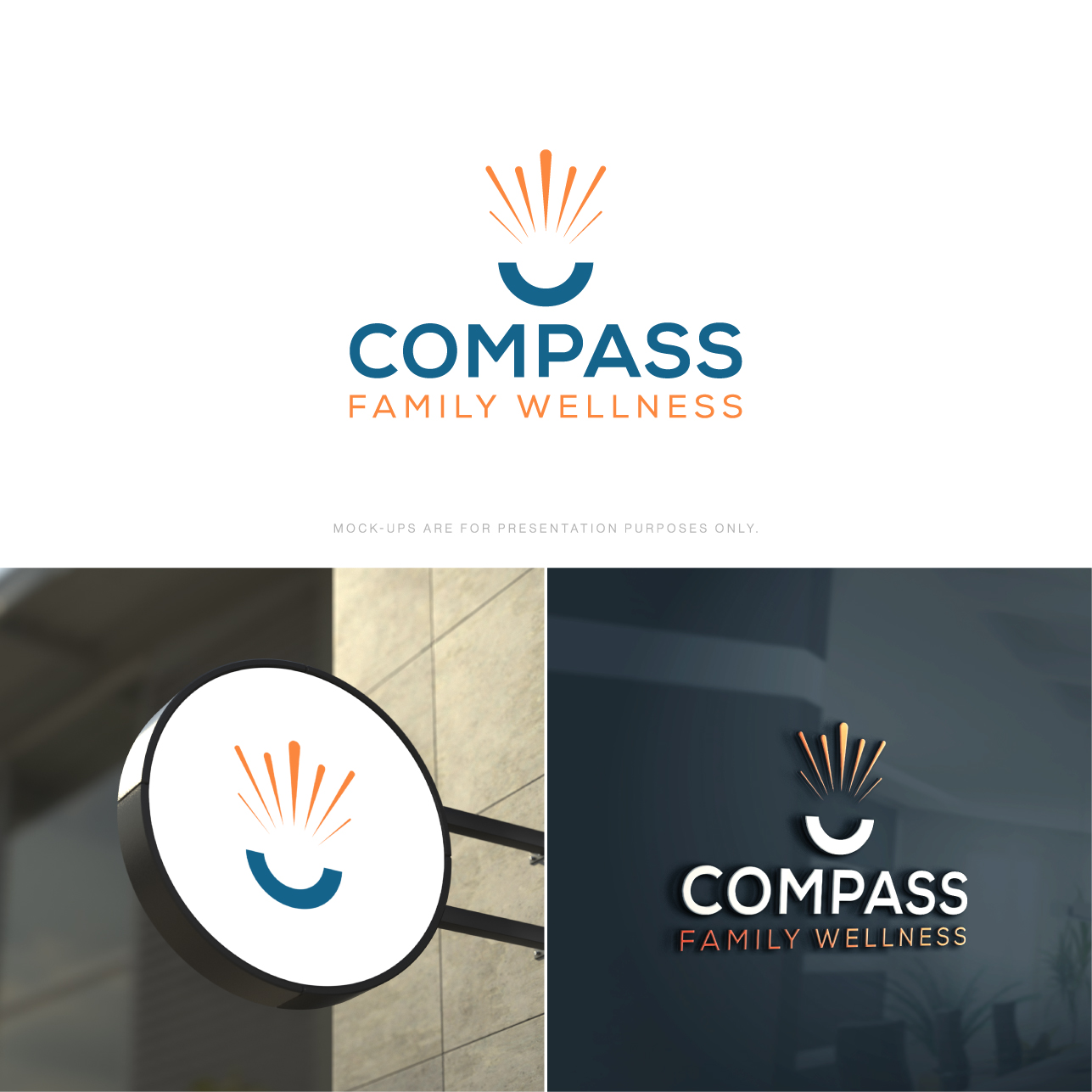 Diseño de Logo por The Lion Studios para Compass Family Chiropractic | Diseño #32824580