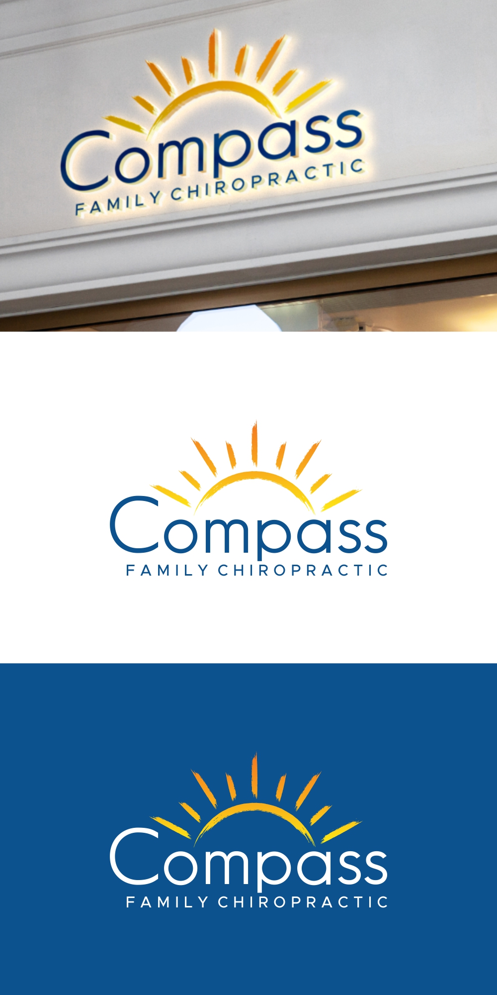 Logo Design by Apple Dsigner for Compass Family Chiropractic | Design: #32843967