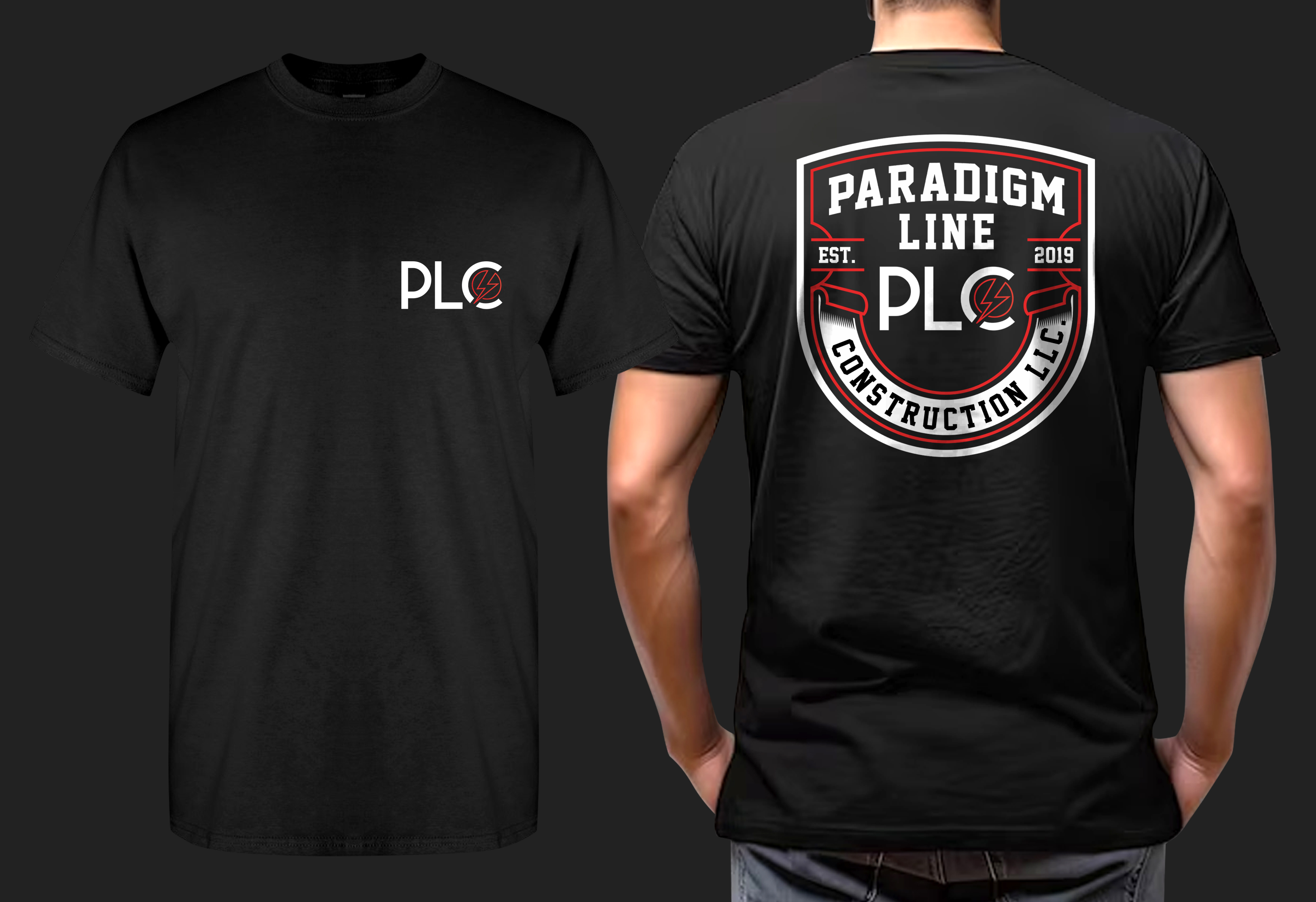 T-shirt Design by guruntool for PARADIGM LINE CONSTRUCTION LLC | Design #32794524