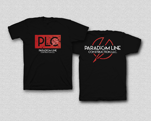 T-shirt Design by saka.aleksandar for PARADIGM LINE CONSTRUCTION LLC | Design: #32794376