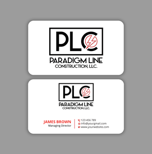 Design de Carte de Visite par Expert Bappy pour PARADIGM LINE CONSTRUCTION LLC | Design : #32790050