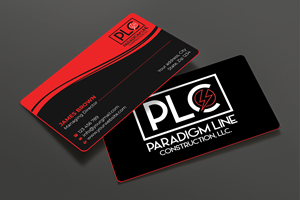Business Card Design by Expert Bappy for PARADIGM LINE CONSTRUCTION LLC | Design: #32791966