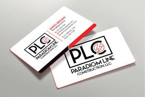 Business Card Design by Expert Bappy for PARADIGM LINE CONSTRUCTION LLC | Design: #32792053