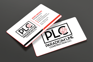 Business Card Design by Expert Bappy for PARADIGM LINE CONSTRUCTION LLC | Design: #32792054