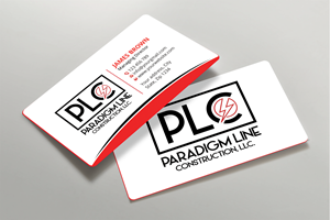 Business Card Design by Expert Bappy for PARADIGM LINE CONSTRUCTION LLC | Design: #32792079