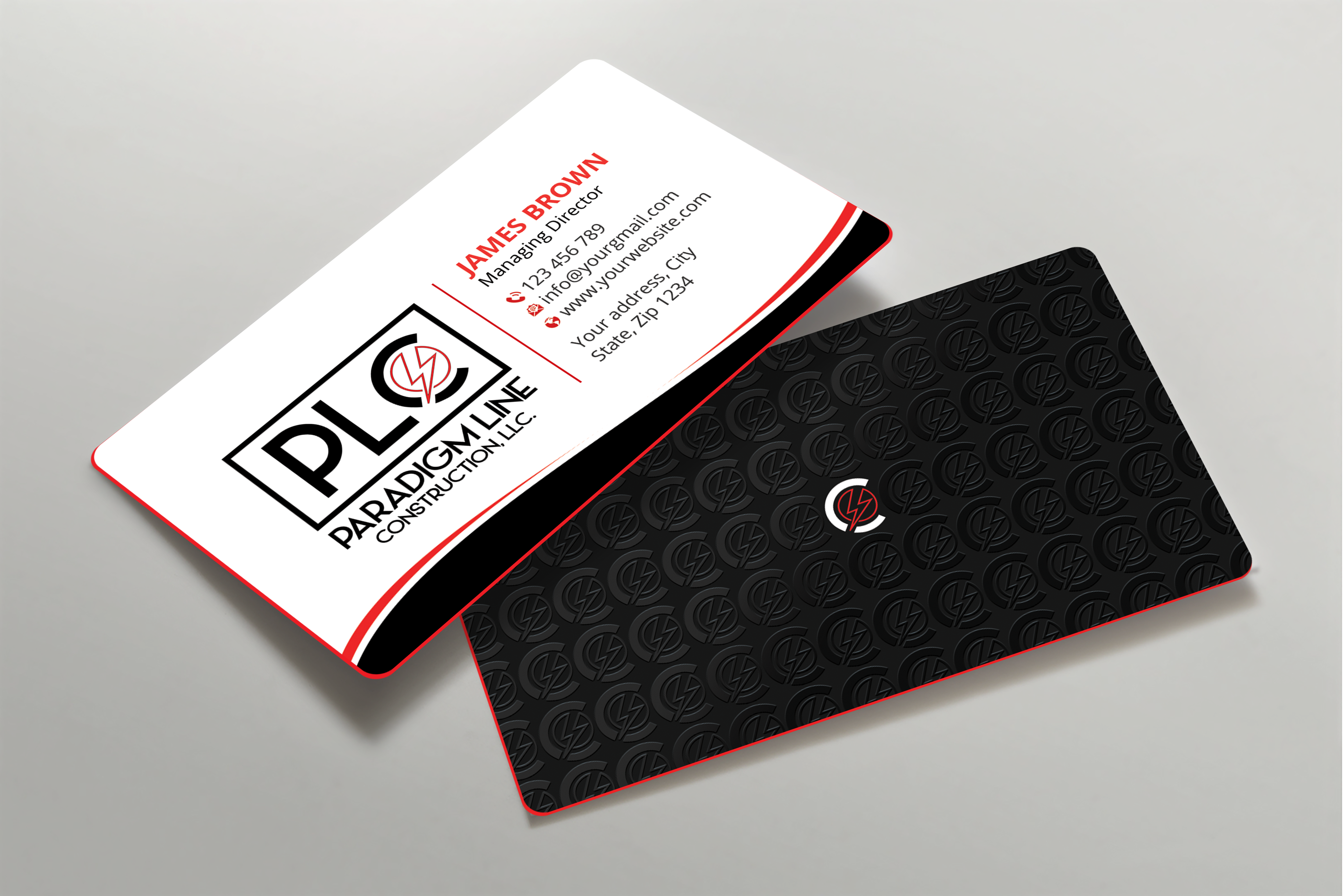 Diseño de Tarjeta de Presentación por Expert Bappy para PARADIGM LINE CONSTRUCTION LLC | Diseño #32792120