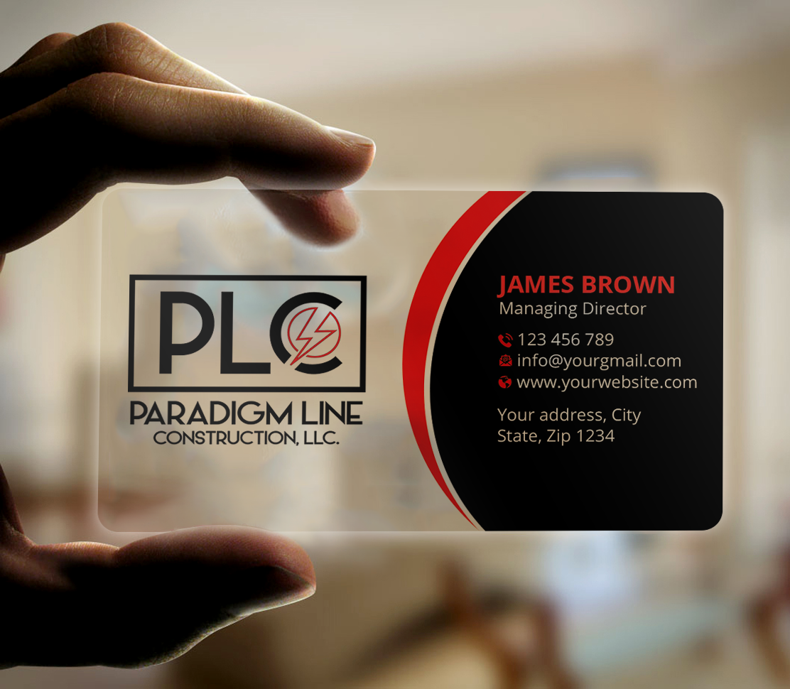 Diseño de Tarjeta de Presentación por Expert Bappy para PARADIGM LINE CONSTRUCTION LLC | Diseño #32792197