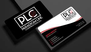 Business Card Design by Expert Bappy for PARADIGM LINE CONSTRUCTION LLC | Design: #32792685