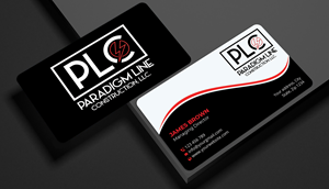 Business Card Design by Expert Bappy for PARADIGM LINE CONSTRUCTION LLC | Design: #32792700