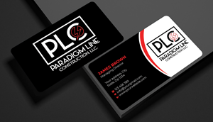 Business Card Design by Expert Bappy for PARADIGM LINE CONSTRUCTION LLC | Design: #32792775