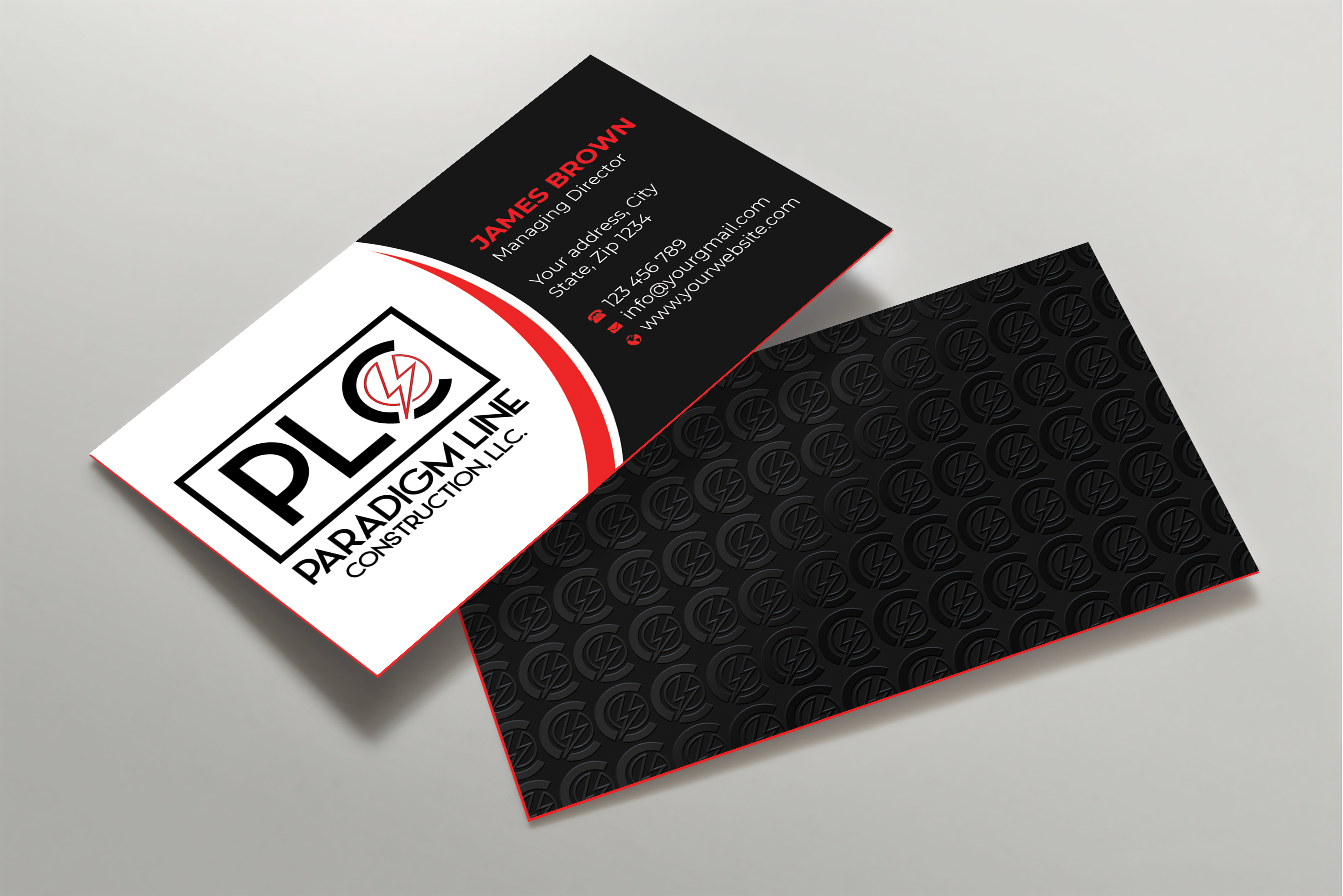 Diseño de Tarjeta de Presentación por Expert Bappy para PARADIGM LINE CONSTRUCTION LLC | Diseño #32792817