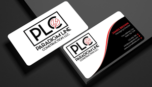 Business Card Design by Expert Bappy for PARADIGM LINE CONSTRUCTION LLC | Design: #32793560