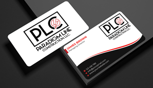 Business Card Design by Expert Bappy for PARADIGM LINE CONSTRUCTION LLC | Design: #32794703