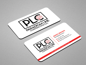 Design de Carte de Visite par Expert Bappy pour PARADIGM LINE CONSTRUCTION LLC | Design : #32796579