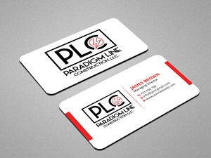 Design de Carte de Visite par Expert Bappy pour PARADIGM LINE CONSTRUCTION LLC | Design : #32796607