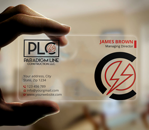 Design de Carte de Visite par Expert Bappy pour PARADIGM LINE CONSTRUCTION LLC | Design : #32796618